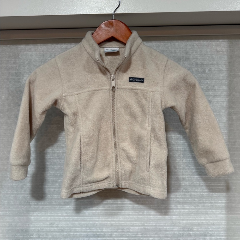 Toddler Columbia Cream Fleece Jacket